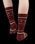 TreeSocks Cosy Norwegian Bordeaux