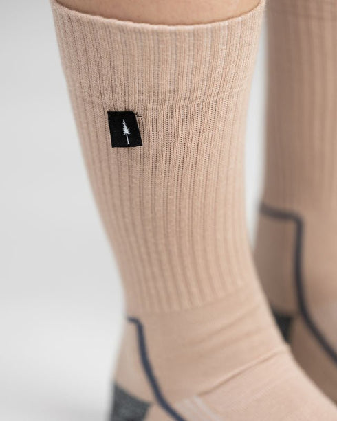 TreeSocks Hiking Beige