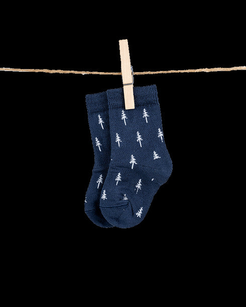 TreeSocks Kids Allover Navy