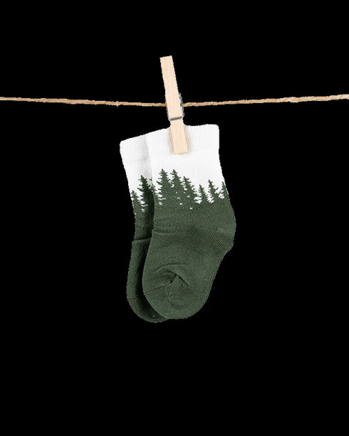 TreeSocks Kids Forest Green