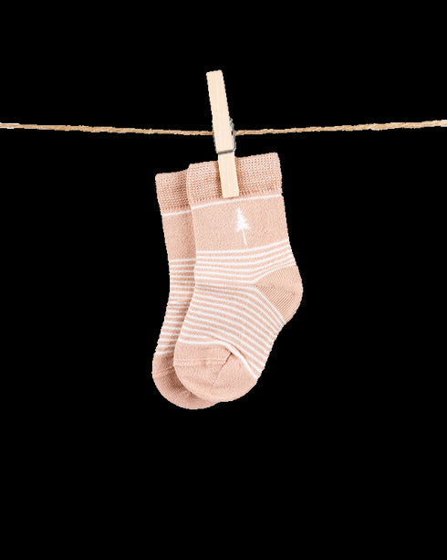 TreeSocks Kids Stripes Rose