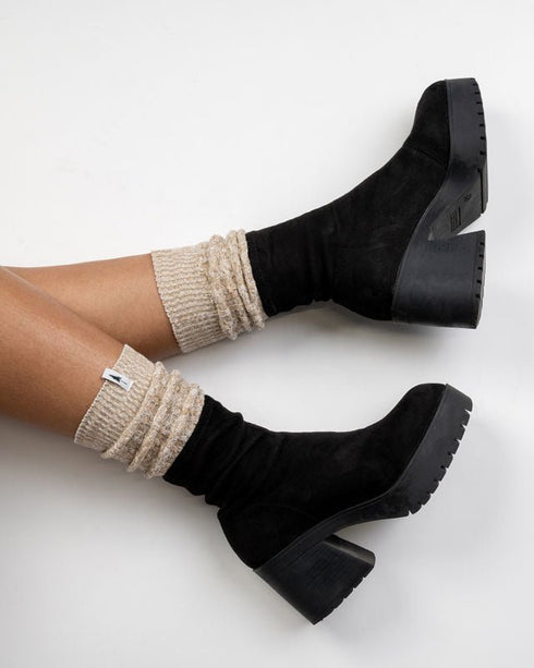 TreeSocks Knitted Cosy Beige Mel