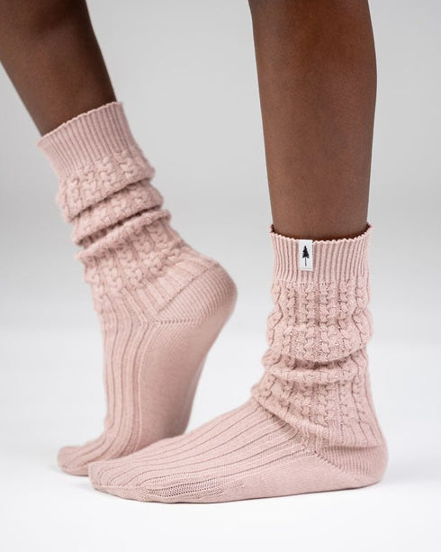 TreeSocks Knitted Cosy Italian Clay