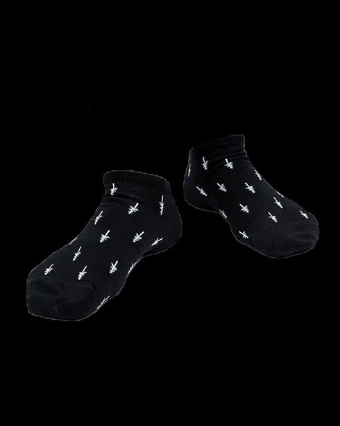 TreeSocks Short Allover Black