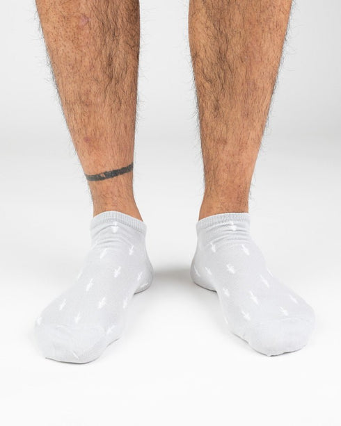 TreeSocks Short Allover Light Grey