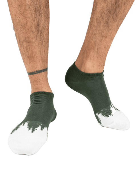 TreeSocks Short Forest Green