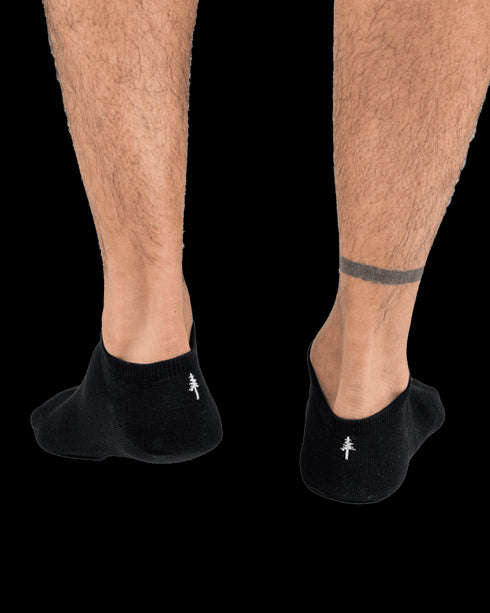 TreeSocks Short Heel Black