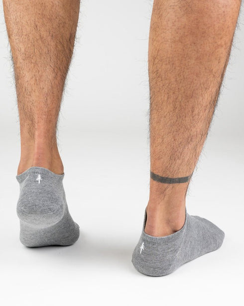 TreeSocks Short Heel Grey