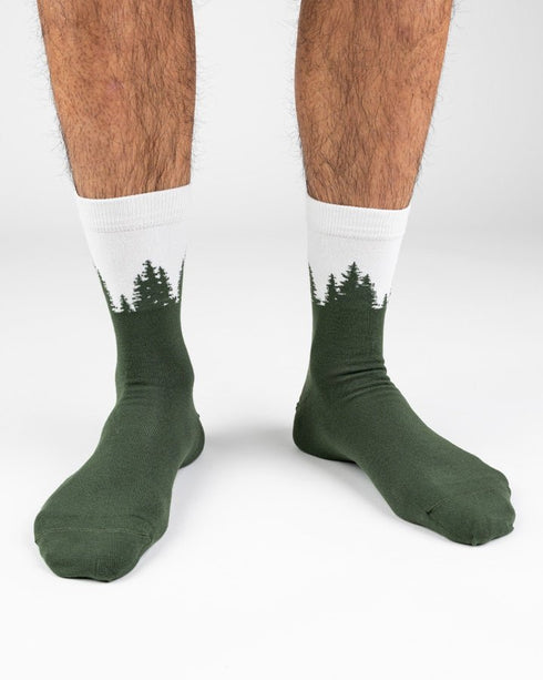 TreeSocks Standard Forest Green