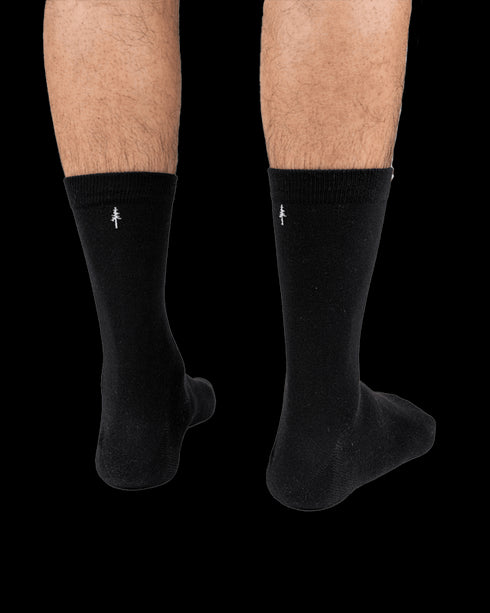 TreeSocks Standard Plain Black