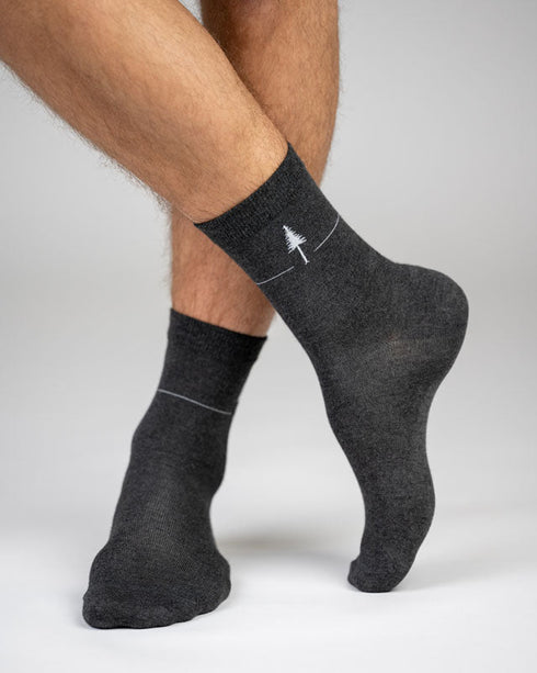 TreeSocks Standard Single Anthracite