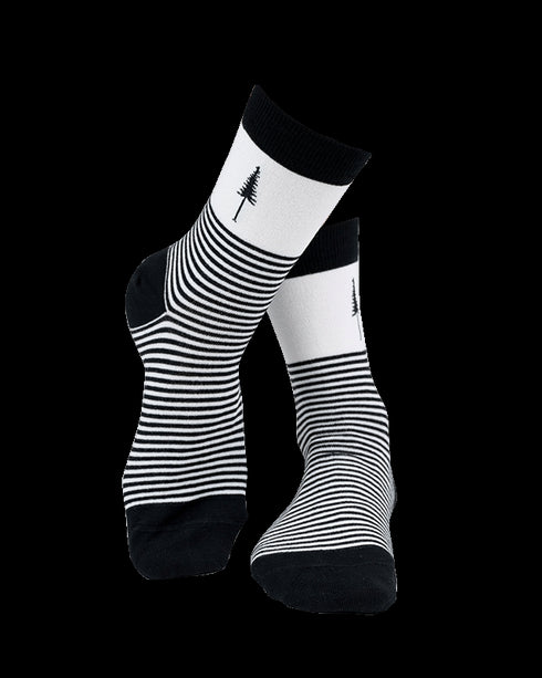 TreeSocks Standard Stripes Black
