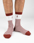 TreeSocks Standard Stripes Bordeaux