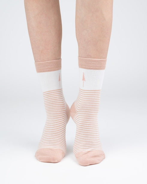 TreeSocks Standard Stripes Rose