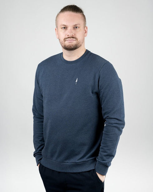 TreeSweater Navy Mel