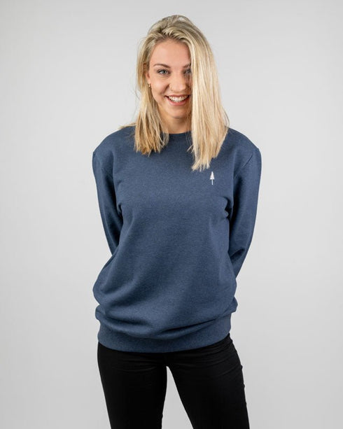 TreeSweater Navy Mel