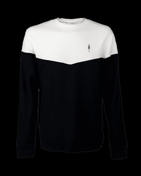 TreeSweater Bicolor Black-White