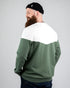 TreeSweater Bicolor Olive Mel-White
