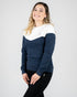 TreeSweater Bicolor Women Navy