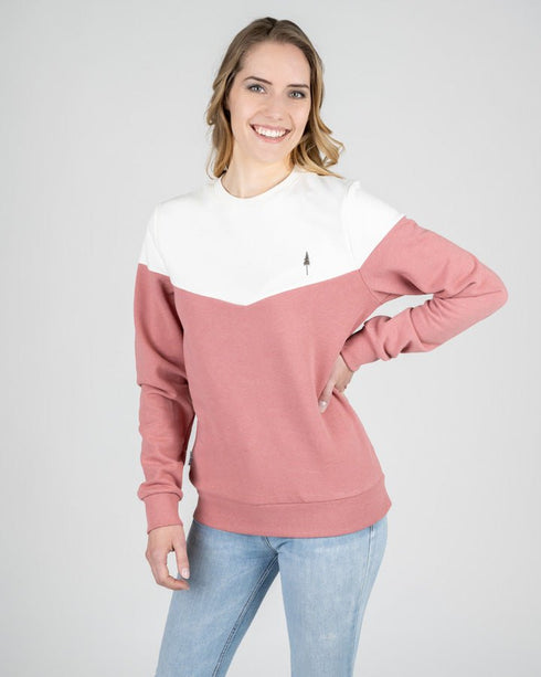 TreeSweater Bicolor Women Salmon Mel