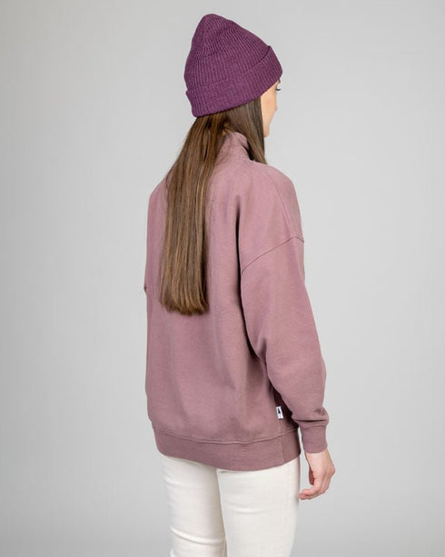 TreeSweater Quarter Zip NIKIN Women Astrodust