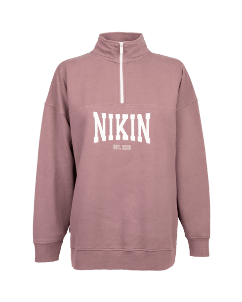 TreeSweater Quarter Zip NIKIN Women Astrodust