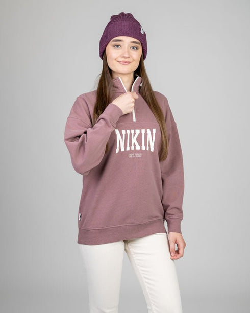TreeSweater Quarter Zip NIKIN Women Astrodust