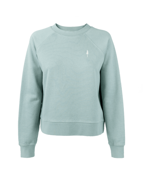 TreeSweater Raglan Women Turquoise