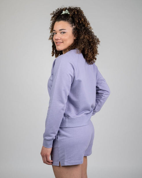 TreeSweater Raglan Women Lavender