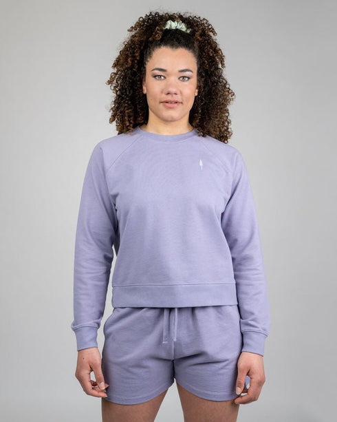 TreeSweater Raglan Women Lavender