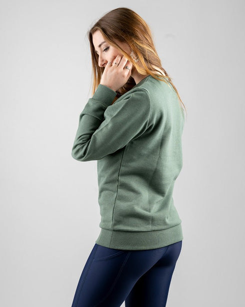 TreeSweater Women Olive Mel